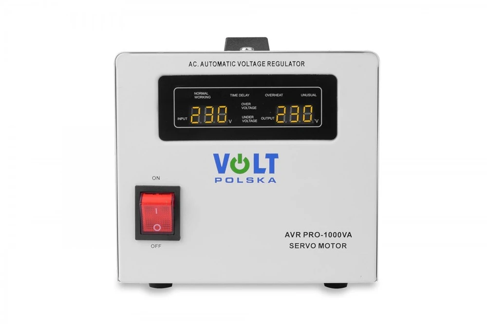 Voltage Stabilizer Volt Polska AVR Pro 1000VA 3% Servo