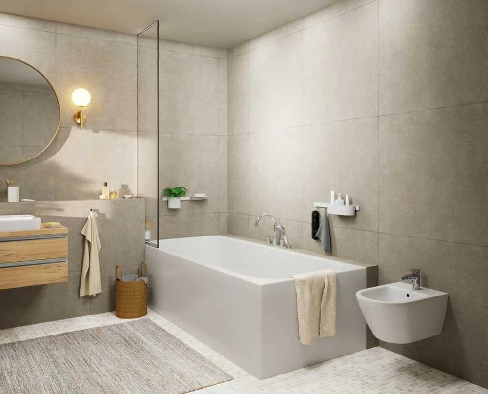 Maišytuvas Hansgrohe Vernis Blend 71456000, chromo, montuojamas į vonios kraštą