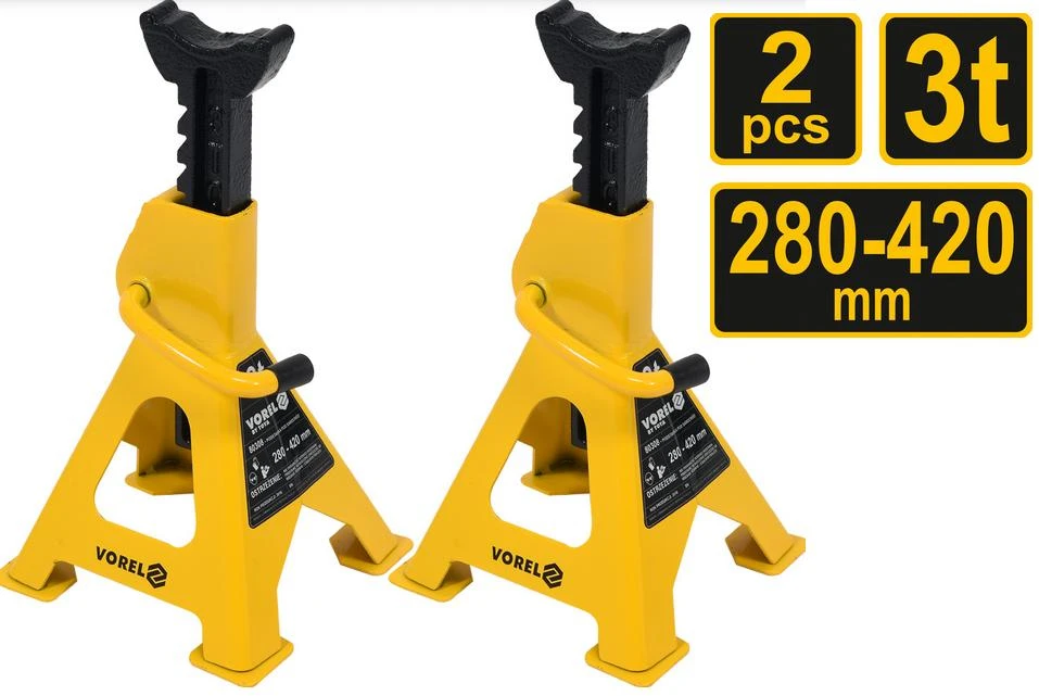 Toya Vorel automobilių padėkliukai 3t 280-420mm rinkinys iš 2 (80308)
