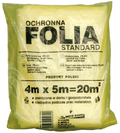 Vorel Toya Sa Poland Dažymo apsauginė folija | HDPE | 4 x 5 m (09462)