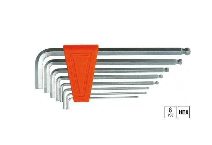 Raktų šešiabriaunių rinkinys Vorel | 1,5-8mm CV 8vnt