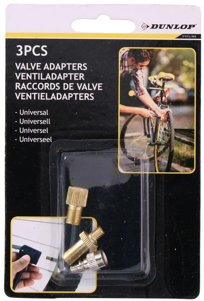 Dunlop Ventilių adapterių rinkinys dviračiams