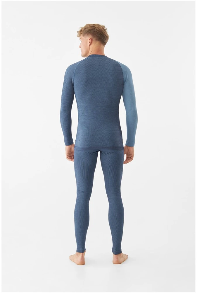 Vyriški terminiai apatiniai VIKING Meriboo Man Set Merino, tamsiai mėlyna, M