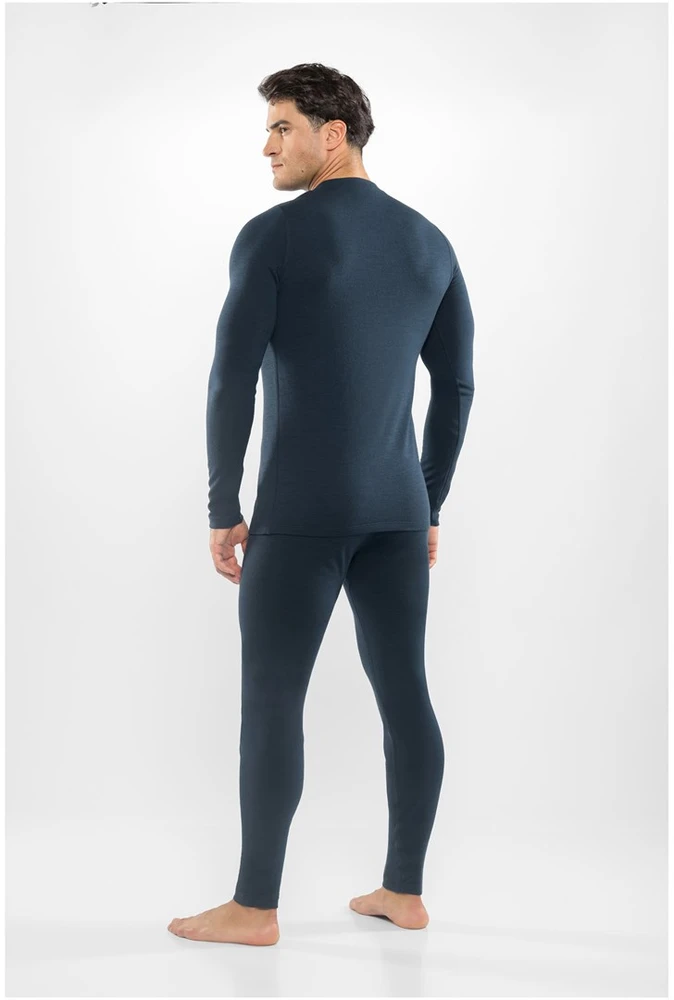 Vyriški terminiai apatiniai VIKING Meriboo Man Set Merino, tamsiai mėlyna, L