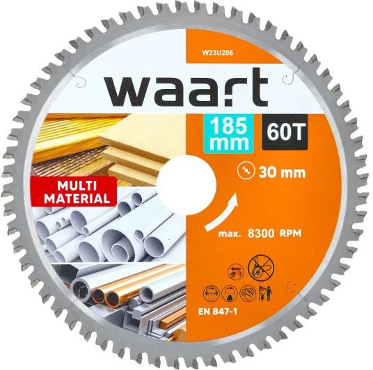 WAART WIDIA DISKINIS PJŪKLAS 185 x 30 x 60Z MULTIMATERIAL