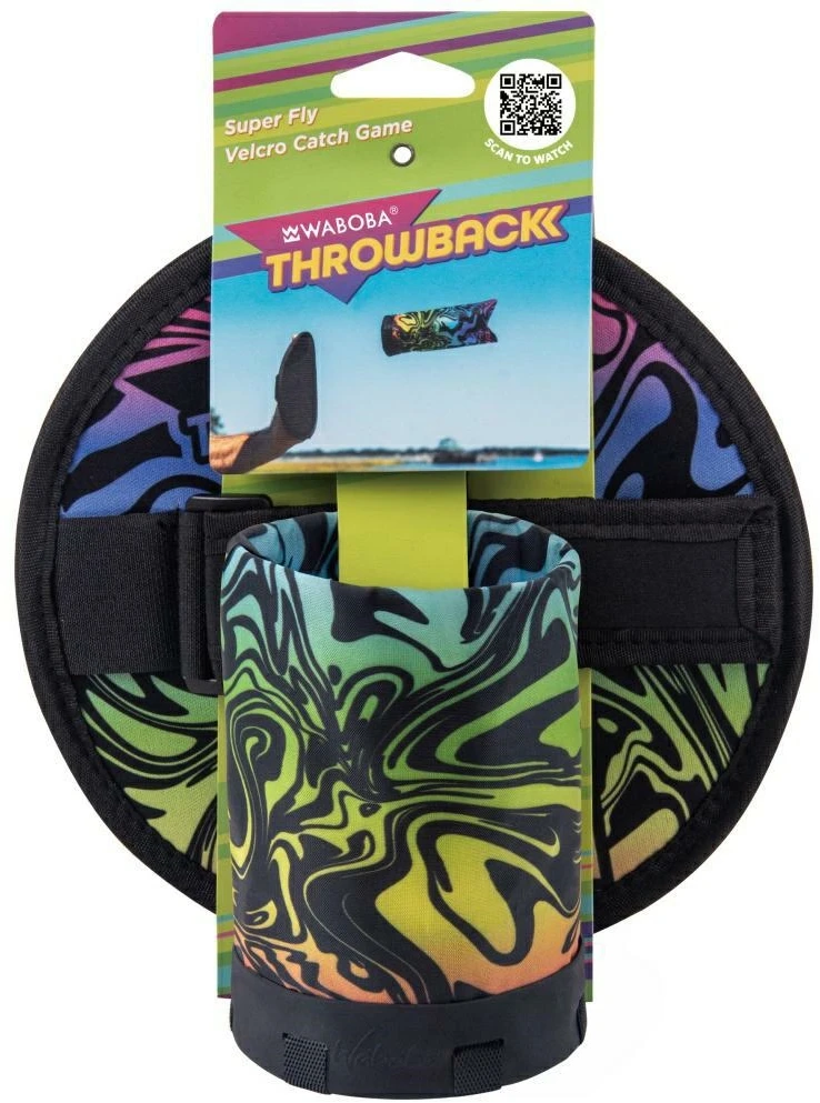„Waboba Throwback“ įgūdžių žaidimas, 2 irklai, 1 metamoji plunksninė