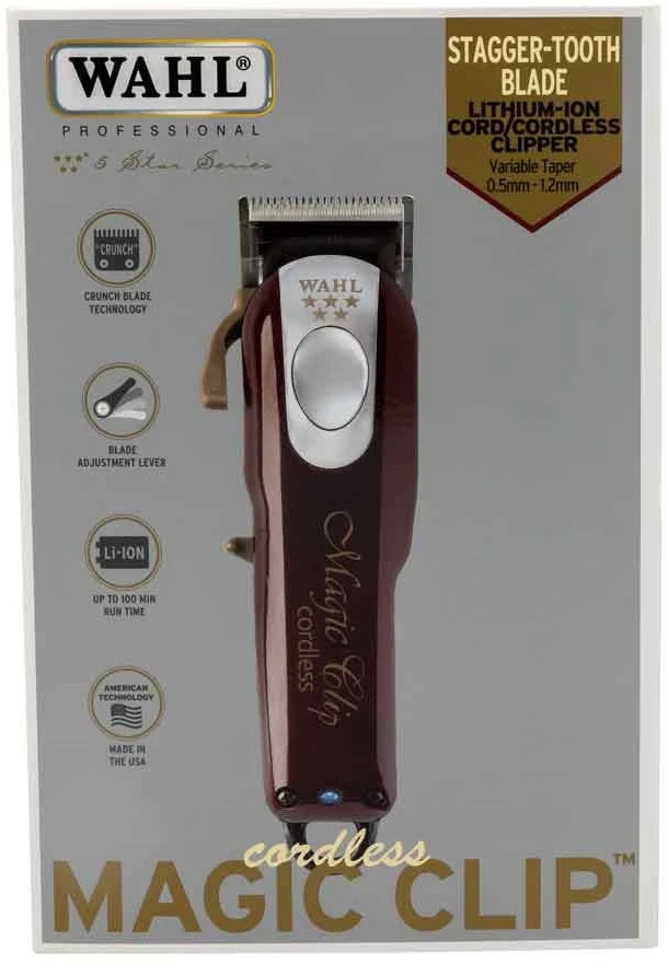 Barzdaskutė Wahl Magic Clip 5 Stars Clipper barzdos ir plaukų kirpimo mašinėlė