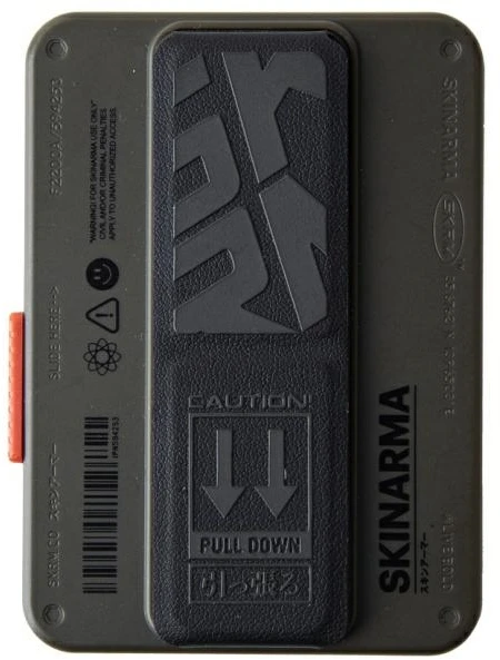Dėklas Wallet Skinarma Mirage Spunk Magnetic Grip Stand žalios spalvos