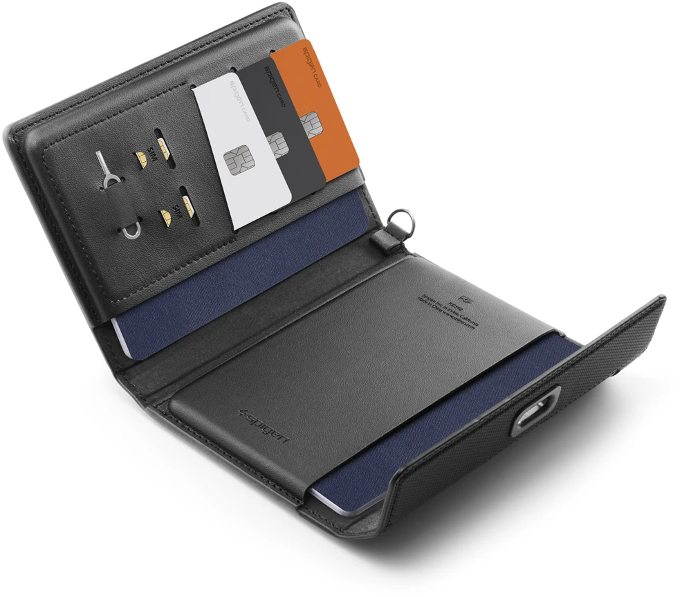 Spigen Universal Passport Holder with MagSafe Wallet, juodas