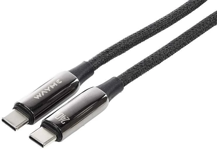 Kabelis įkrovimo USB-C USB-C, 100 cm. WAYME, maks. 240W