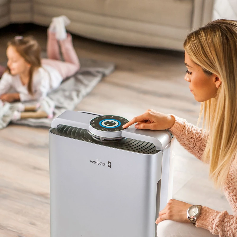 WEBBER AP9700 WI-FI oro valytuvas sidabrinis