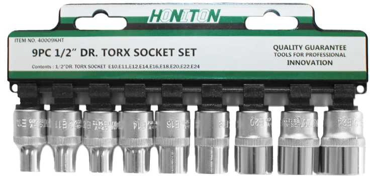 Wektory HONITON LIZDAI 9 vnt. 1/2" TORX 4009