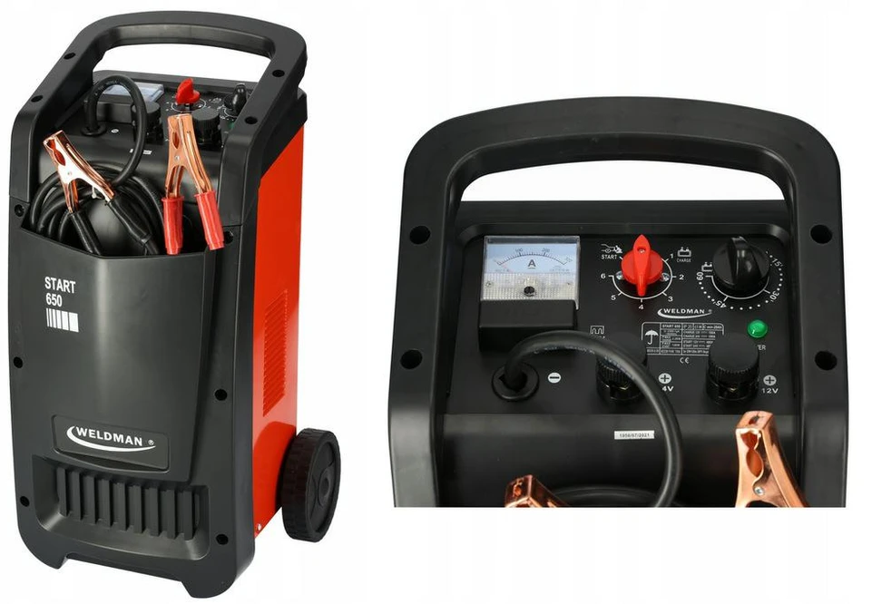 Weldman START 650A valdymo skydelio vaizdas