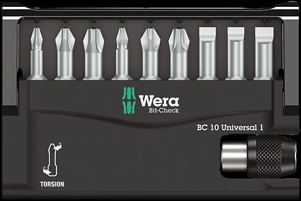 Wera 05056161001 suktuvo antgalis 9 vnt
