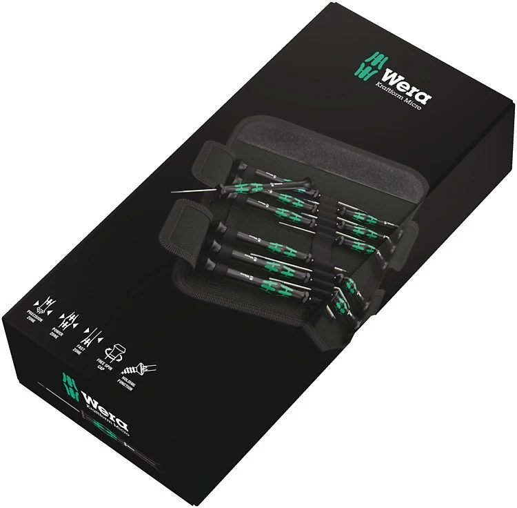 Atsuktuvų rinkinys elektronikai Kraftform Micro 12 Universal 1, 073675 Wera