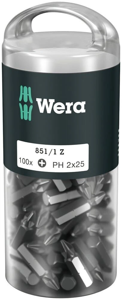 Wera 851/1 Z DIY 100 SiS suktuvo antgalis 100 vnt