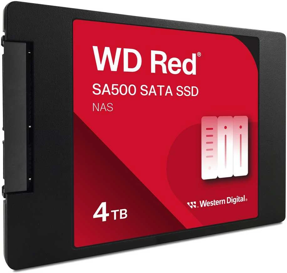 Sandisk WD Raudona SA500 SSD 4TB