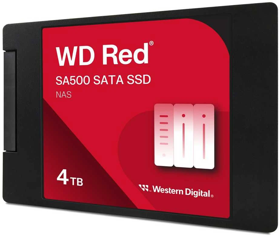 Sandisk WD Raudona SA500 SSD 4TB