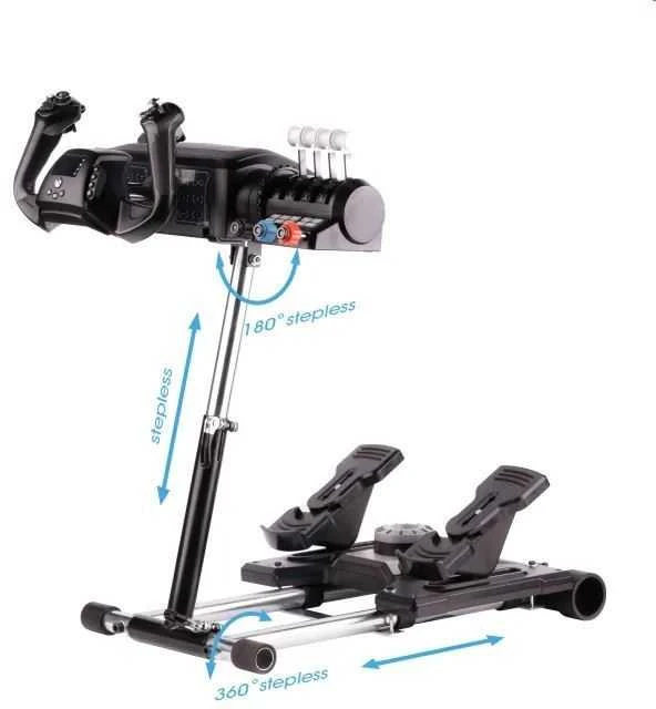 „WheelStandPro Wheel Stand Pro“, „DELUXE V2“ stovas, skirtas „Turtle Beach VelocityOne Flight“ (EAN 5907734782507)