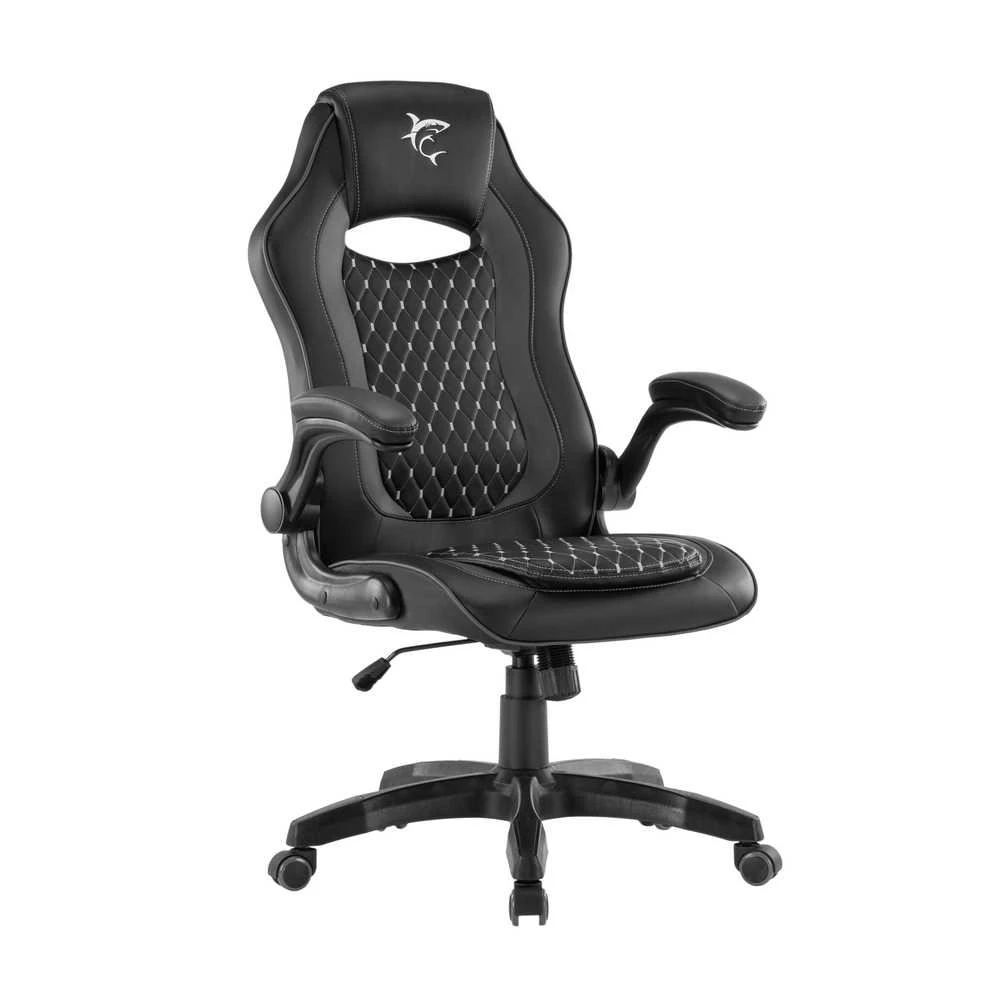 White shark Baltas Shark Baltas Shark Gaming Chair NYX, Juodas