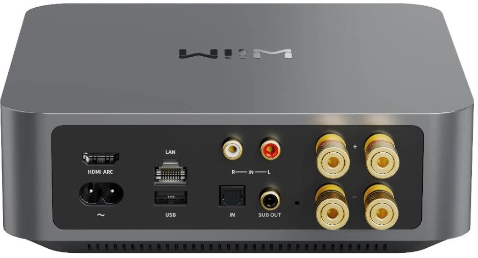 Stiprintuvas WiiM Amp Pro Dark Pilkas - Stereo Streaming Amplifier