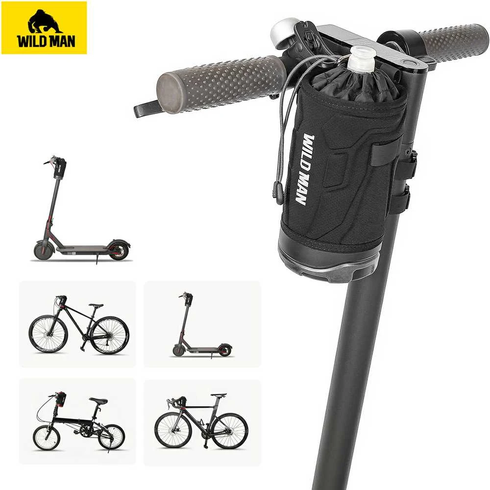 WILDMAN Bicycle bag R1 waterproof 1L for bottle juodas