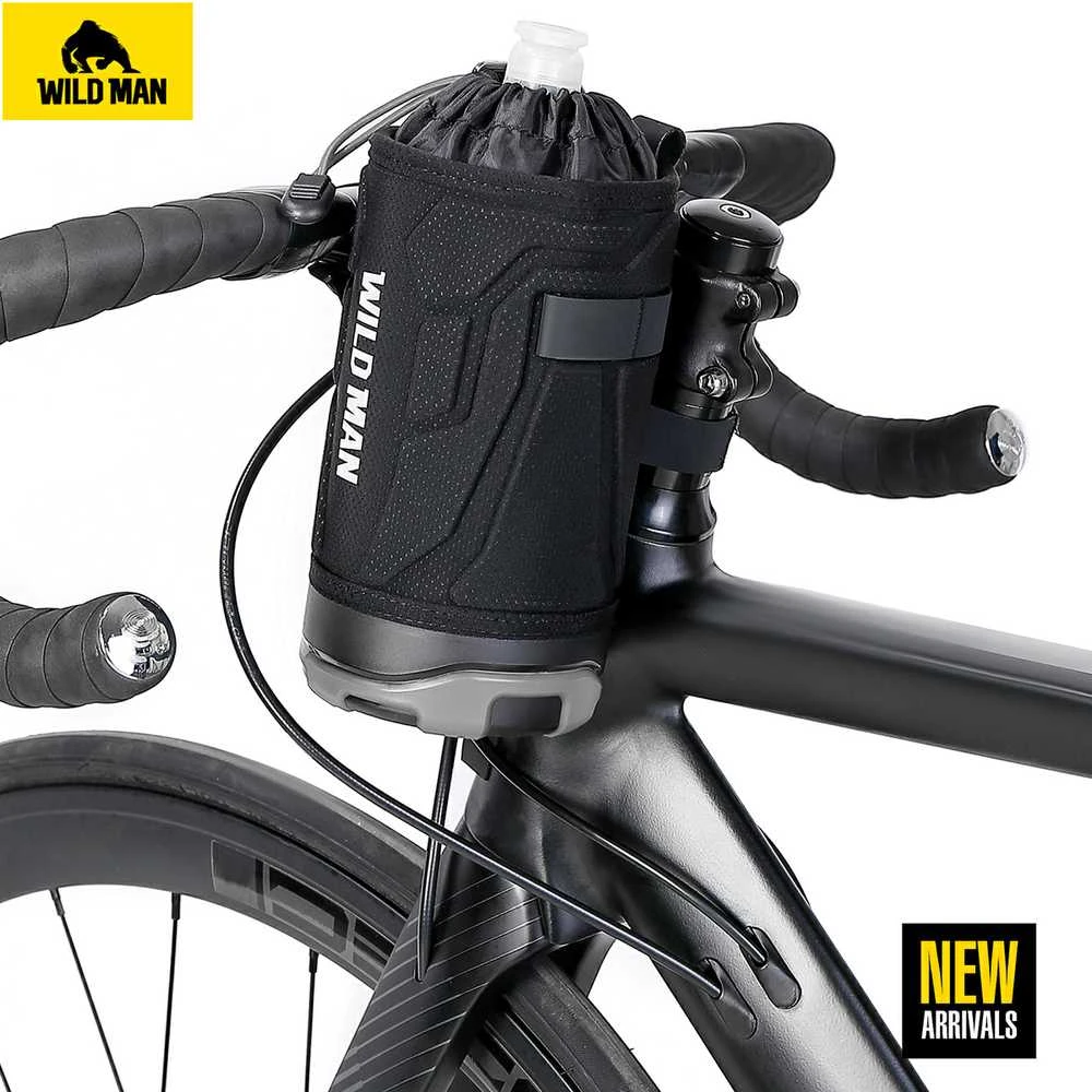 WILDMAN Bicycle bag R1 waterproof 1L for bottle juodas