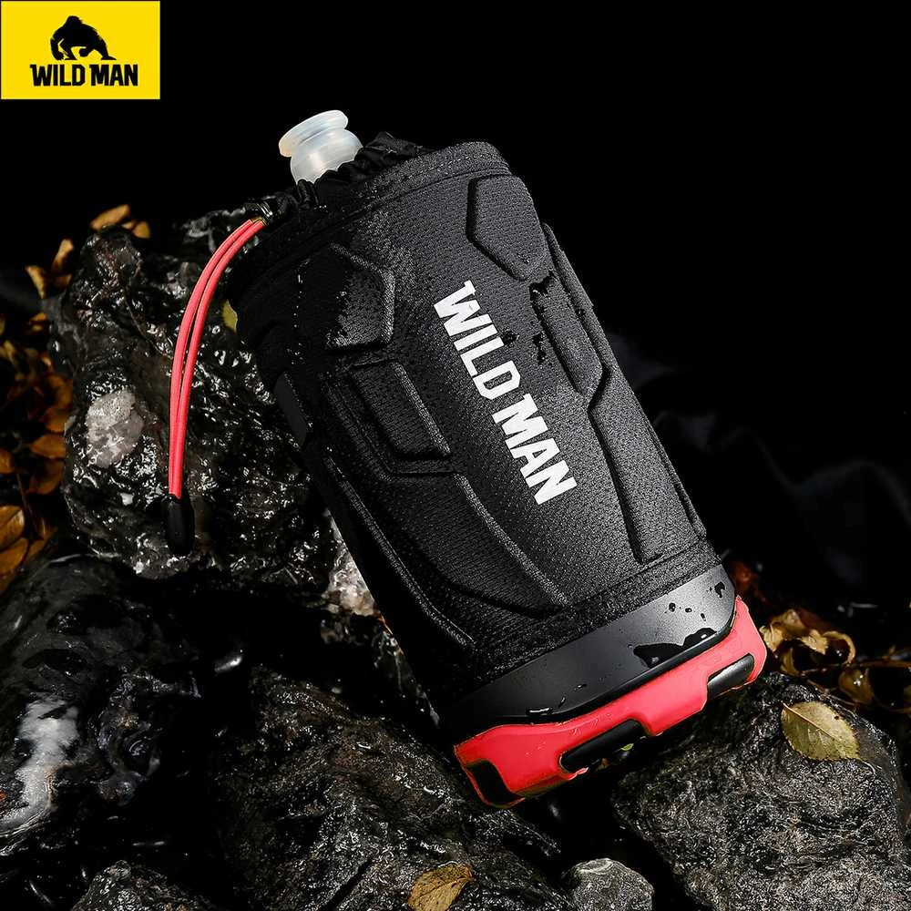 WILDMAN Bicycle bag R1 waterproof 1L for bottle juodas-red