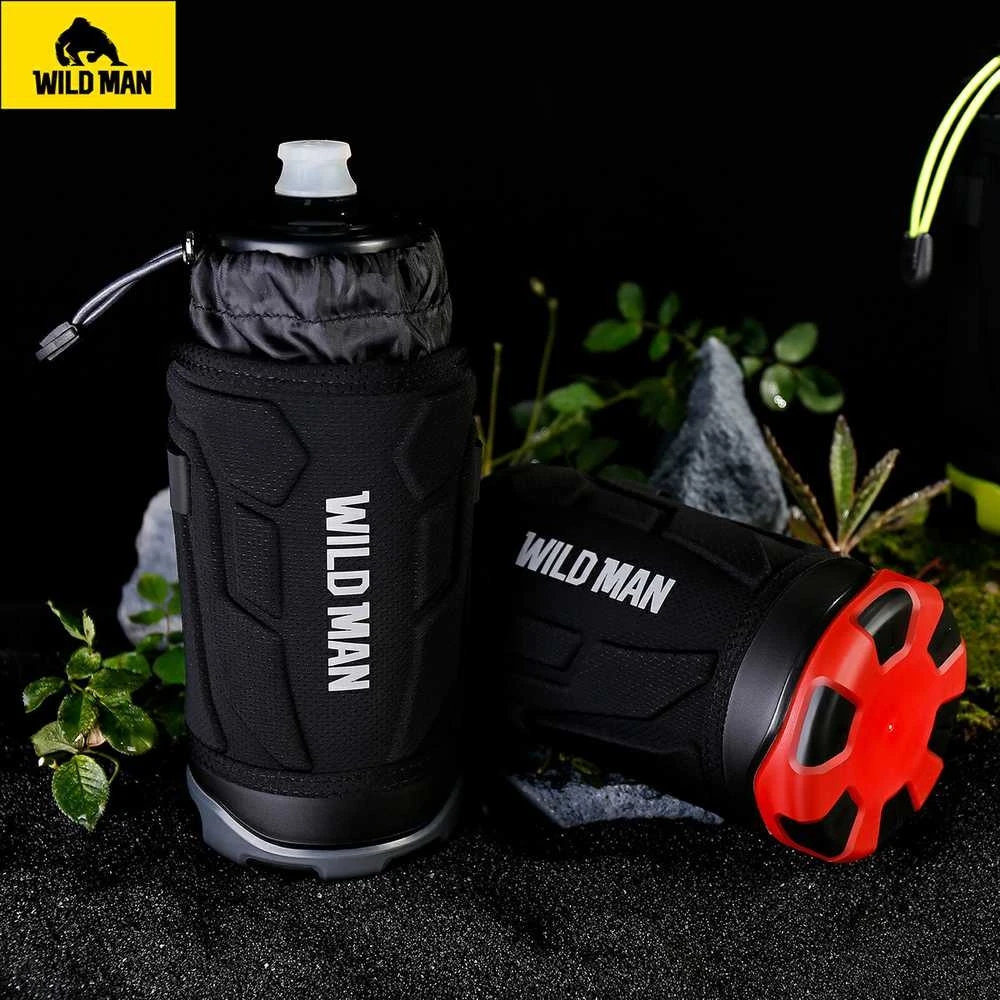 WILDMAN Bicycle bag R1 waterproof 1L for bottle juodas-red