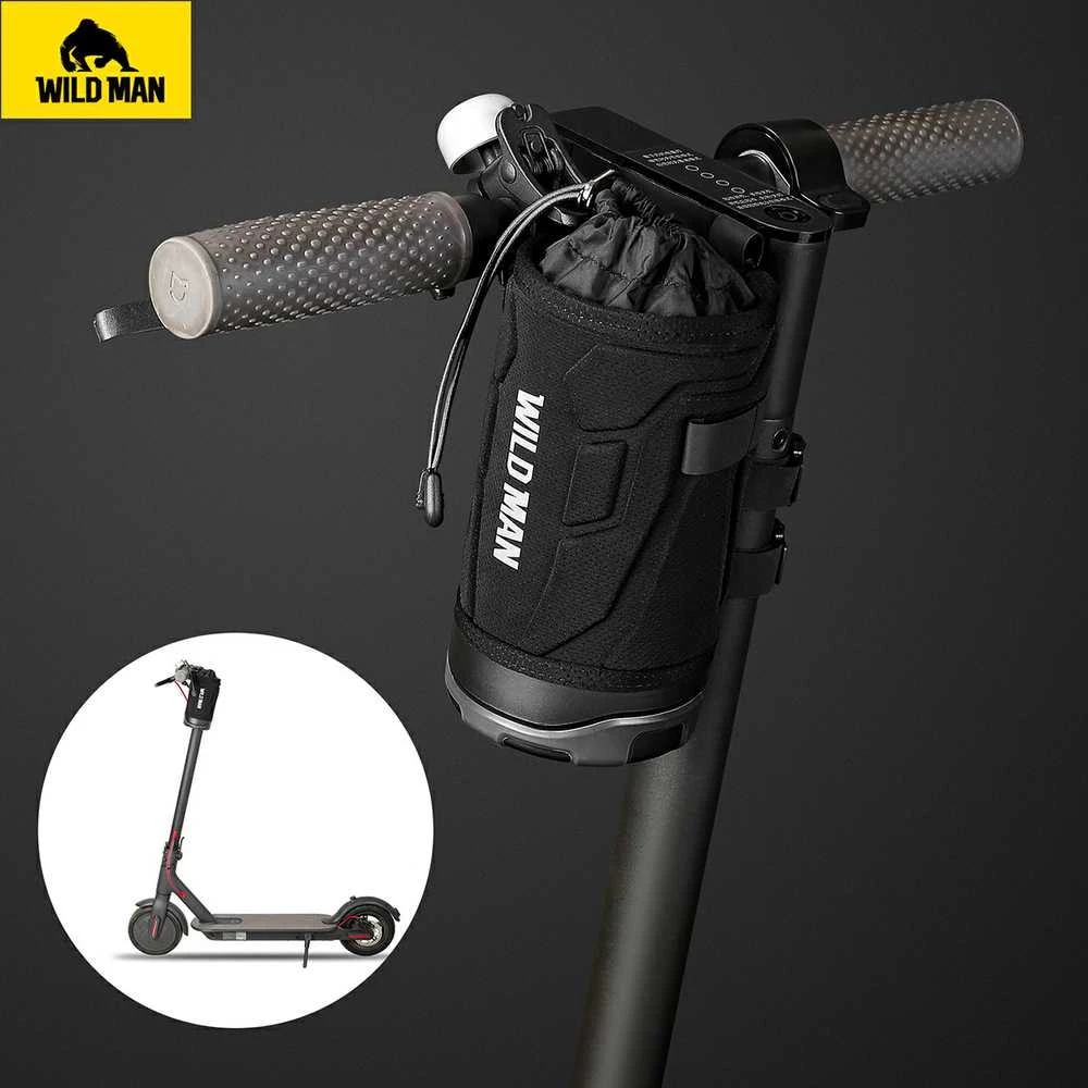 WILDMAN Bicycle bag R1 waterproof 1L for bottle juodas