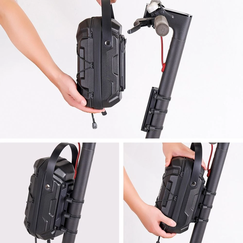 WILDMAN Scooter case/holder GD6X Plus frame bag juodos spalvos