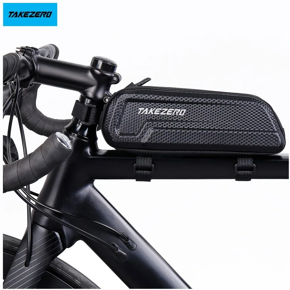 Wildman Dviračio krepšys TAKEZERO A5 1L Bike Mount juodos spalvos