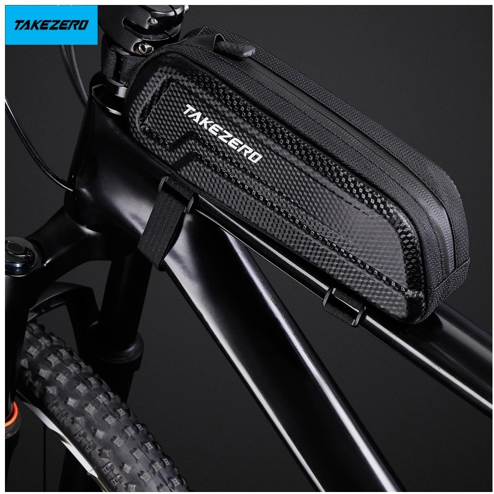 Wildman Dviračio krepšys TAKEZERO A5 1L Bike Mount juodos spalvos