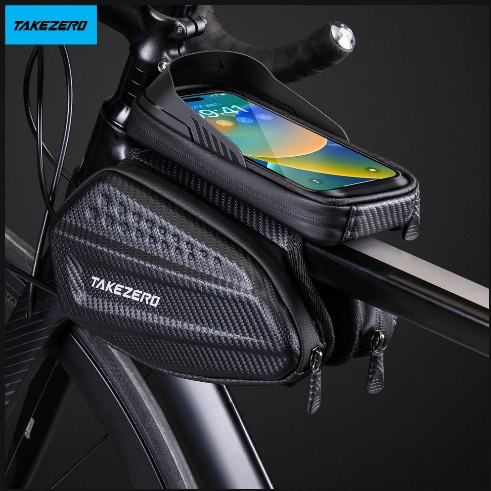 Wildman Dviračio krepšys TAKEZERO A6 1,2L Bike Mount juodos spalvos