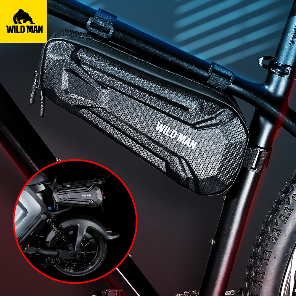 Bez Marki Dviračio krepšys Wildman XT9, 1,8l, juodas
