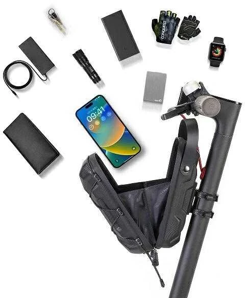 WILDMAN Scooter case/holder GS6 frame bag juodos spalvos