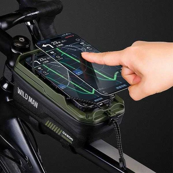 WILDMAN Bike frame case/bag GX200bike holder juodos spalvos