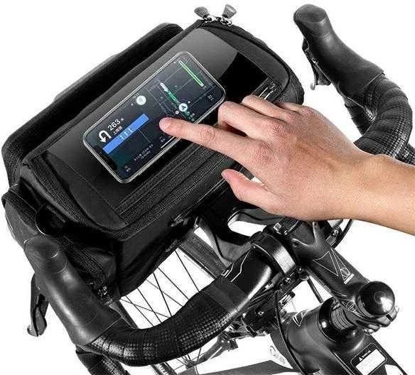 WILDMAN GS6 bike frame bag bike holder juodos spalvos