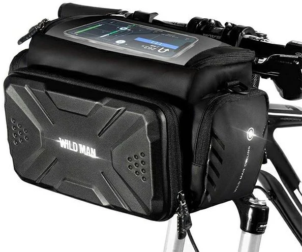WILDMAN GS6 bike frame bag bike holder juodos spalvos