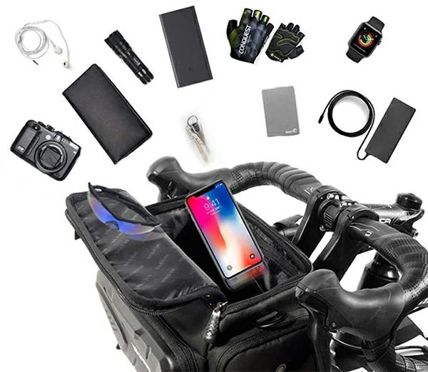 WILDMAN GS6 bike frame bag bike holder juodos spalvos