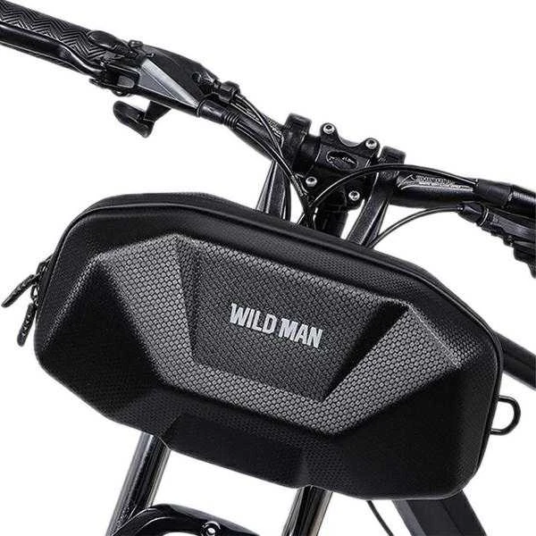 WILDMAN X9 Bike Frame Bag Bike Holder juodos spalvos