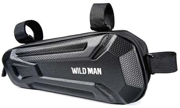 WILDMAN XT9 XL 3.5L Bike Frame Bag Bike Holder juodos spalvos