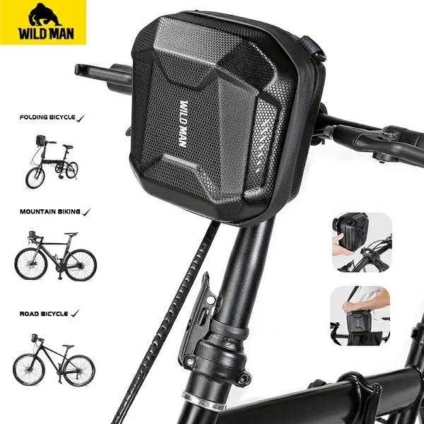 WILDMAN Bike case/holder E18 frame bag juodos spalvos