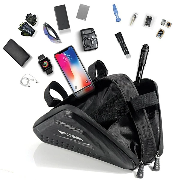 WILDMAN ES19 Bike Frame Dėklas/Bag Bike Holder juodos spalvos