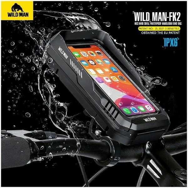 WILDMAN Bike case/holder FK2 frame bag juodos spalvos
