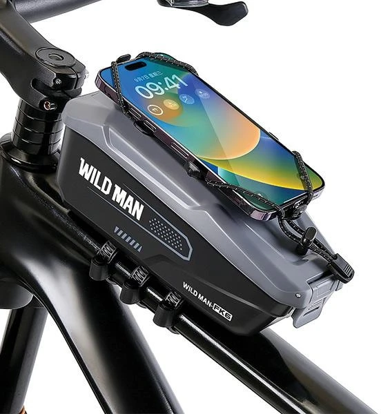 WILDMAN Bike case/holder FK6 frame bag pilkos spalvos-juodos spalvos