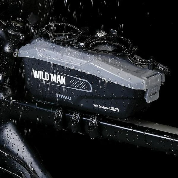 WILDMAN Bike case/holder FK6 frame bag pilkos spalvos-juodos spalvos