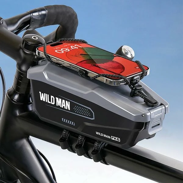 WILDMAN Bike case/holder FK6 frame bag pilkos spalvos-juodos spalvos
