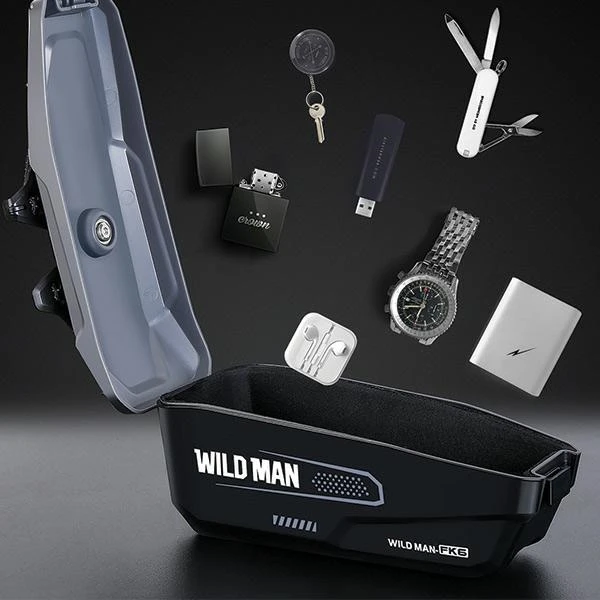 WILDMAN Bike case/holder FK6 frame bag pilkos spalvos-juodos spalvos