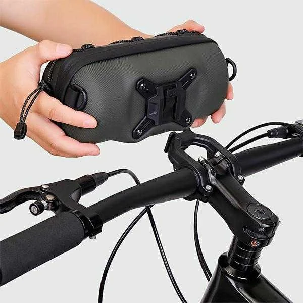 WILDMAN GD7 Dviračio krepšys/Holder Handlebar Bag juodos spalvos